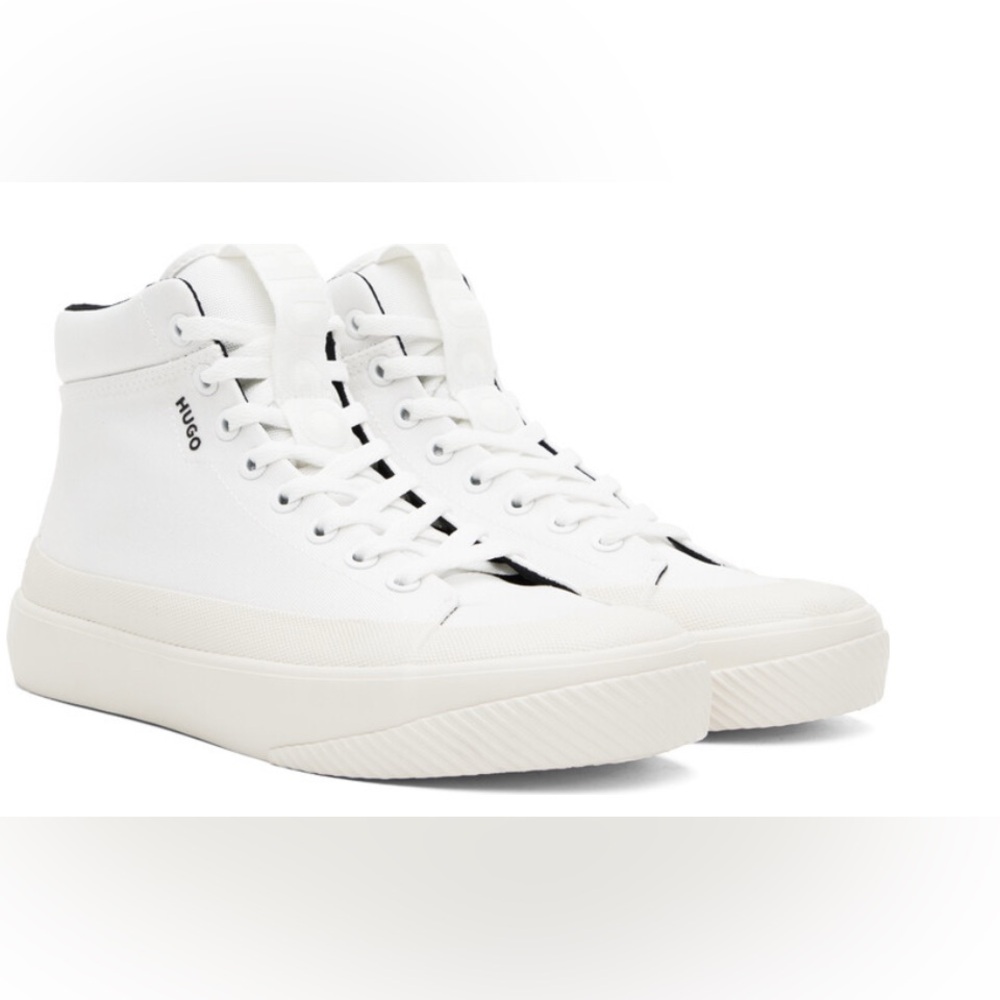 Hugo Boss White High-Top Sneakers